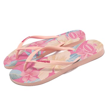 Havaianas 夾腳拖 Slim Floral Flip Flops 花 女鞋 粉紅 巴西拖 拖鞋 人字拖 哈瓦仕 41298489898W