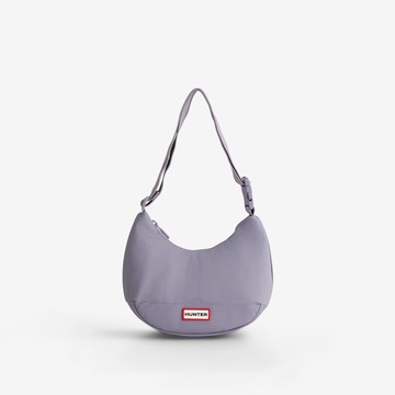 尼龍迷你Hobo包-丁香紫