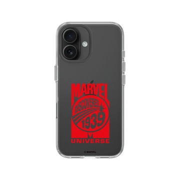 iPhone 16 Clear Case（相機按鈕） 透明 - 迪士尼-漫威 Marvel - 漫威-復古宇宙標誌