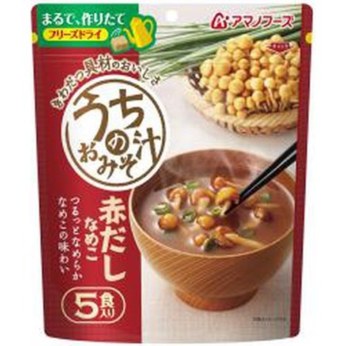 アマノフーズ うちのおみそ汁 赤だしなめこ 5食×6入