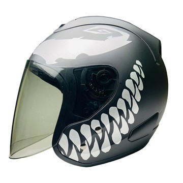 【正版授權】EVO CA335 猛毒 黑 3/4罩安全帽