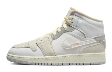 JORDAN 1 MID SE CRAFT INSIDE OUT WHITE GREY GS