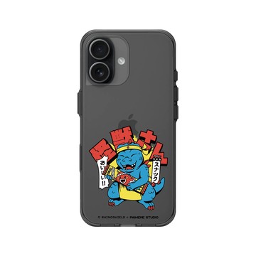 iPhone 17 Clear (相機按鈕) 酷墨灰 - Paiheme Studio - Kaiju Chief
