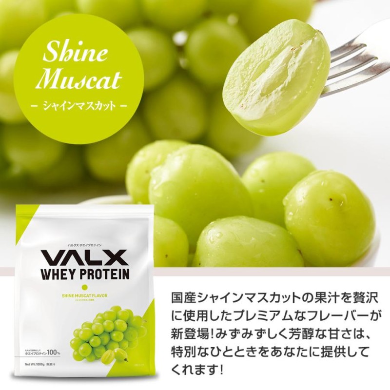 VALX (バルクス) ホエイプロテイン WPC 【14種類の味から選べる2kg