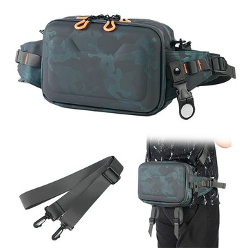 胸包 單肩包 防水包 腰包 新款多功能路亞防水腰包戶外釣魚收納單肩包假餌收納袋斜挎漁具包