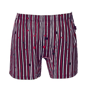 SOLIS 元宇宙系列 S-XXL 寬鬆 印花 四角 男內褲 (玫瑰紅)