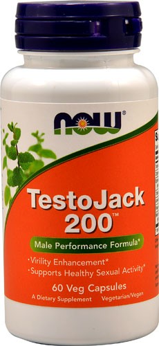NOW TestoJack 200 60 Veg Capsules