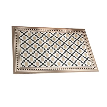 西格傢飾 歐美復古風耐髒防滑速乾軟珪藻土地墊  40 x 60cm  棕理