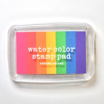 Kodomo 水性彩虹印台 漸層色印台 Water Color 多色印台