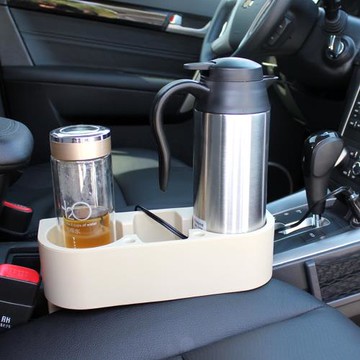 大容量電水壺汽車載電加熱保溫杯12V24V加熱水杯子不銹鋼加熱水壺