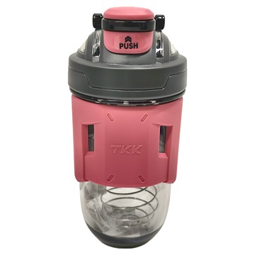 TKK 美國進口Tritan 專業級T-Max能量搖搖杯 運動水瓶 (加厚款)-海棠粉  700ml  1個