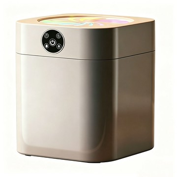 水氧機 【木洸】免插電臥室大容量加濕香薰器3600mAh桌面加濕器-四檔霧調節+床頭燈+斷電保護（淨化器/香薰器）