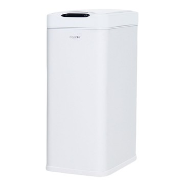 SPARROW HOUSE 不鏽鋼自動感應垃圾桶  啞光白  18.5 x 30 x 45.5 cm