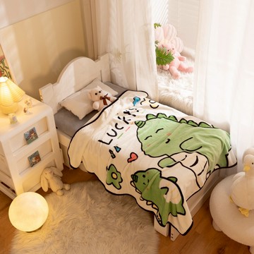 現貨《生活用品 I6CE】超輕量兒童毛毯 單層法蘭絨被子 100*140cm ♥ 春秋毯子空調被 ♥ 棉被幼稚園 午睡被