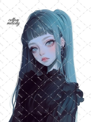 original sticker no.2277 人物貼紙 原創貼紙 原創人物貼紙 裝飾貼紙 cotton melody