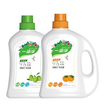 一滴淨有機生活洗衣精  柿子精粹 苦楝子洗衣精 2000ml【Jim購物】