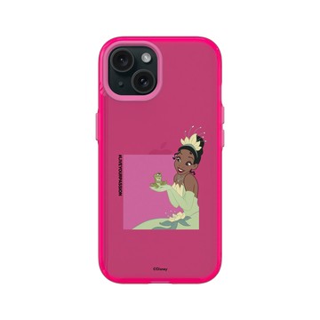 iPhone 15 Clear 粉漾桃 - 迪士尼-公主系列 Disney Princess - 公主專屬系列-公主與青蛙 蒂安娜