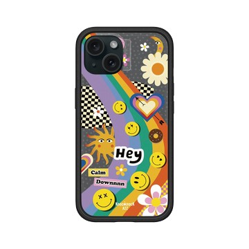iPhone 15 Mod NX 黑 - Knock Knock A2Z - Rainbow slide