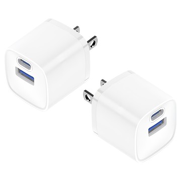 YUNMI 30W 氮化鎵急速USB旅行充電器/快充頭  1個  白色