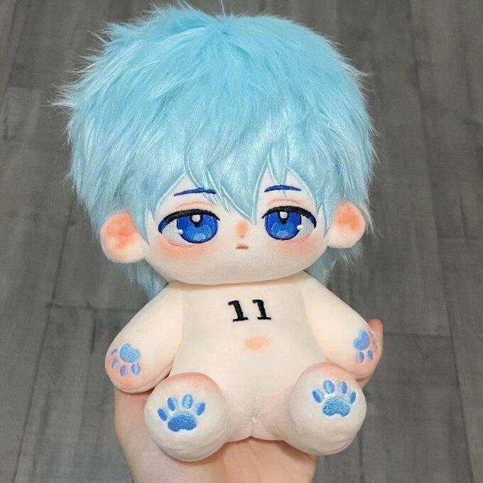 20cm 無属性 ぬいぐるみ 青い髪青い目男の子 着せ替えぬいぐるみ 綿