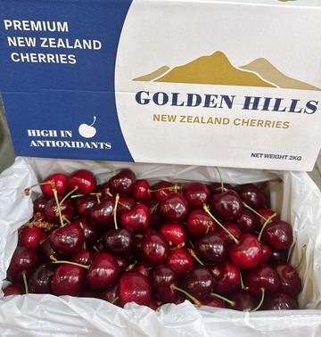 【帕查嬤嬤】????紐西蘭 高山 頂級稀有品種 午夜珍珠 黑櫻桃 30mm 2kg精裝盒｜紐西蘭黑櫻桃禮盒