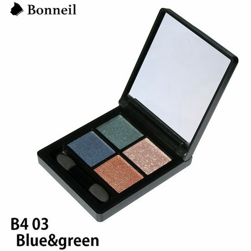 アイシャドウ パレット ブルー グリーン 4色 人気 高発色 高密着 プチプラ Bonneil ボヌール 送料無料 ポスト投函 ネコポス 通販 Lineポイント最大get Lineショッピング