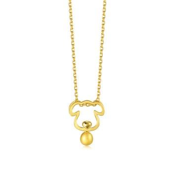 生生有禮 十二生肖-狗 黃金吊墜_計價黃金