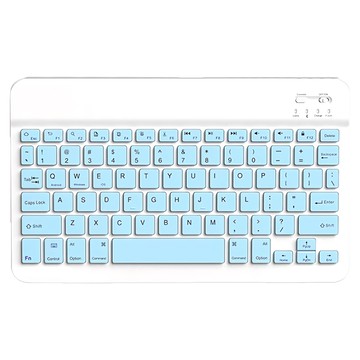 B215 天藍色 輕巧便攜 無線藍牙鍵盤  剪刀腳結構