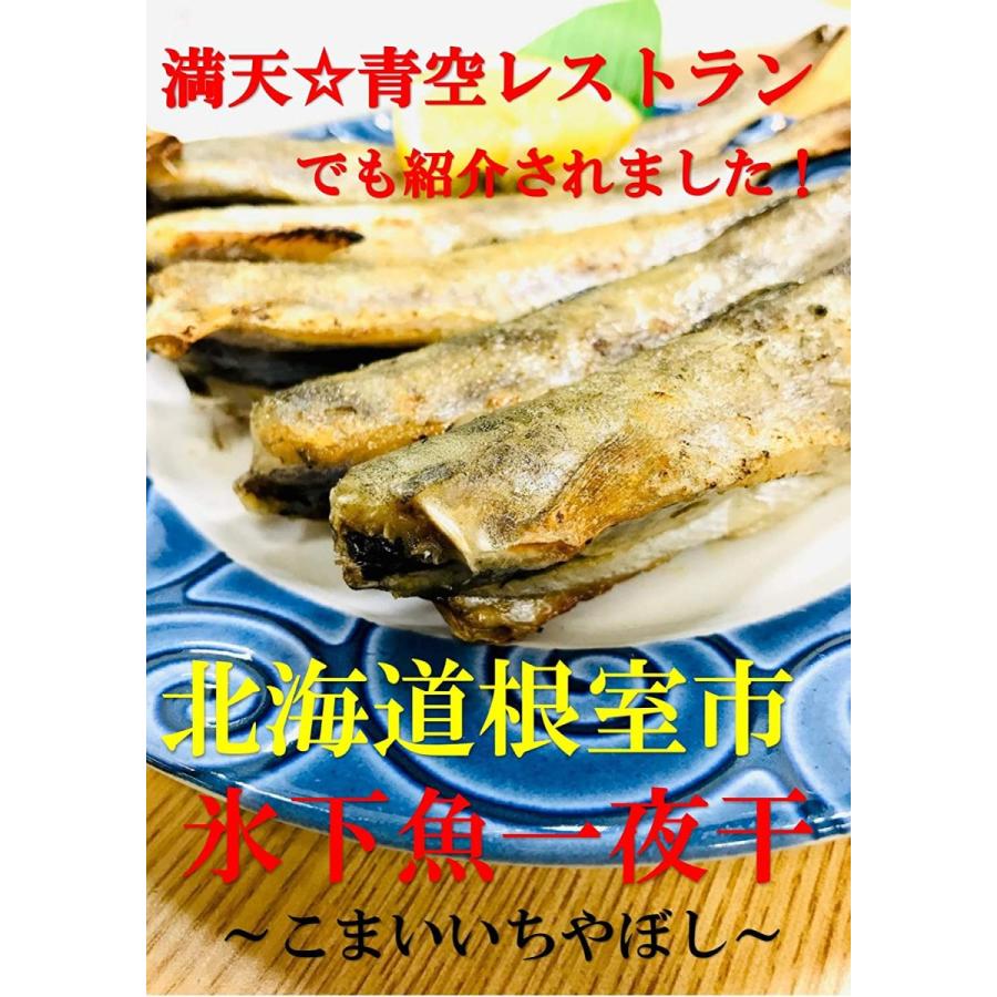 コマイ 一夜干し 1kg北海道 根室産 ＭＳサイズ 約３０尾前後入) 化粧箱入り 北の美味しさ！満天☆青空レストランでも紹介されました！ 氷下魚 こまい 干物