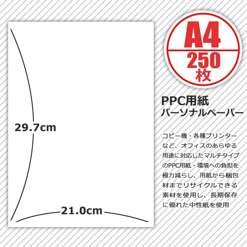 アピカ コピー用紙 パーソナルペーパー A4 250枚 PPN25A4P