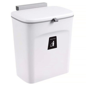 雙開壁掛垃圾桶  26 x 29.5 x 16cm  白色款