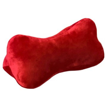 LASSLEY 蕾絲妮 健康立體骨頭枕 多角形 卡通動物造型  30cm  紅色