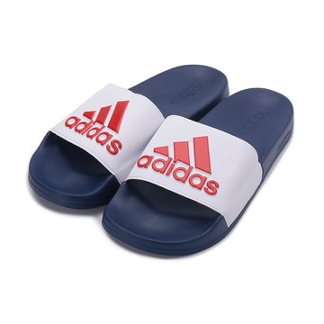 adidas 拖鞋 ADILETTE SHOWER 愛迪達 男女款 運動拖鞋 防水拖鞋 輕量拖鞋 防水 輕量 白紅 深藍