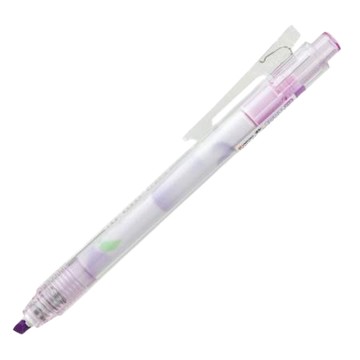 優點UNIPOINT按動螢光筆/725RH/紫