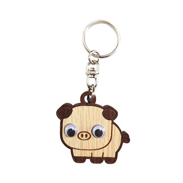 【教師節禮物】動動眼12生肖鑰匙圈_豬