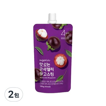 sugarlolo 蒟蒻果凍飲 山竹口味  150g  2包