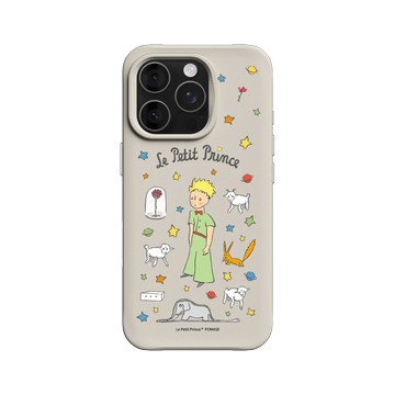 iPhone 16 Pro SolidX 貝殼灰 - Le Petit Prince 小王子 - 小王子與朋友們 - 插畫圖鑑