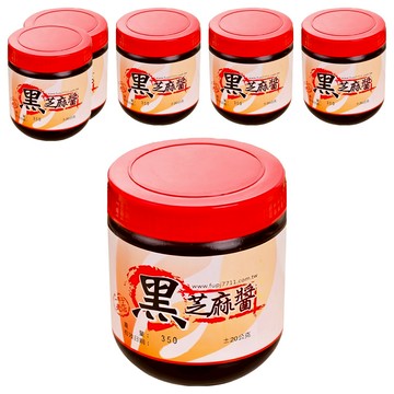 新竹福源 黑芝麻醬  350g  6罐