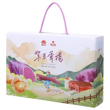 喜年來 紫玉蛋捲禮盒 288g (3支ｘ6包入)