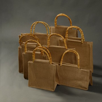 文藝手提袋竹節包復古旅行收納包便捷禮盒袋子禮物袋茶葉包裝