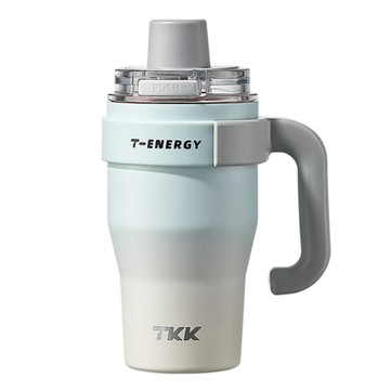 TKK T-One彈蓋冰霸杯 316不鏽鋼  霞光藍  1個  800ml
