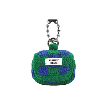 「將軍！」棋盤格 AirPods 3 和 Pro 保護套 (綠藍色_巨型球鏈)