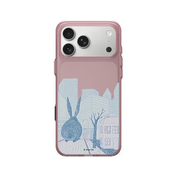 iPhone 17 Pro Max Clear (相機按鈕) 晶醺玫 - 幾米 Jimmy Liao - 兔子系列-城市祕密