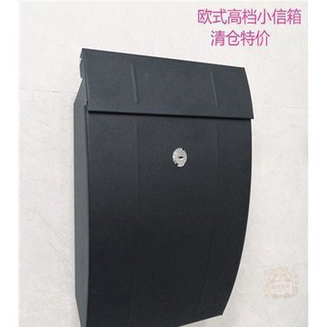 🔥限時下殺🔥小型鐵藝信箱意見箱報箱 投雜誌報紙室外掛牆防雨防鏽黑色