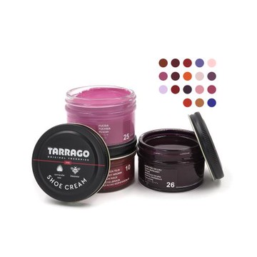 糊塗鞋匠 優質鞋材 L165RE 西班牙Tarrago皮革鞋乳50ml 【紅紫色系】 1罐