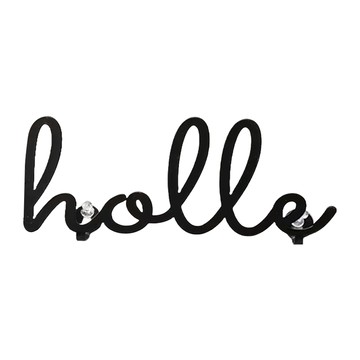 WARM HOUSE DECOR 暖&和家居 北歐牆上裝飾 Hello 字母 ins風格 金屬裝飾  20.5 x 8cm