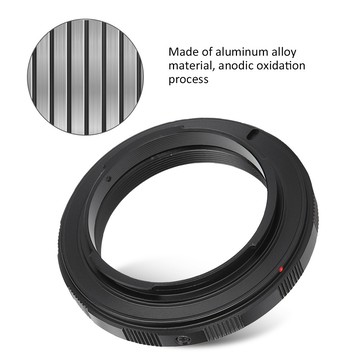 攝像機鏡頭適配器鋁合金透鏡透鏡環T2