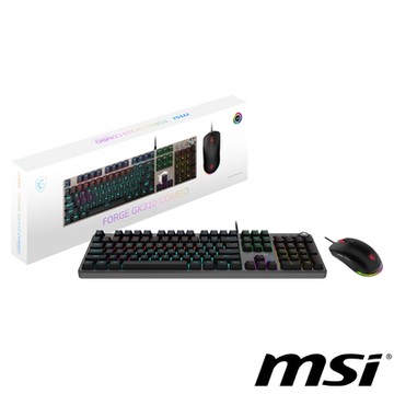 MSI微星 FORGE GK310 COMBO RED TC 機械鍵盤鍵鼠組