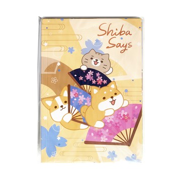 [家速配]柴語錄32K空白筆記本(4入)-款式隨機出貨