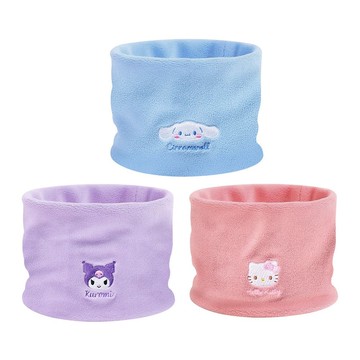 【ONEDER旺達】三麗鷗 酷洛米保暖圍脖 凱蒂貓 大耳狗 圍巾圍脖